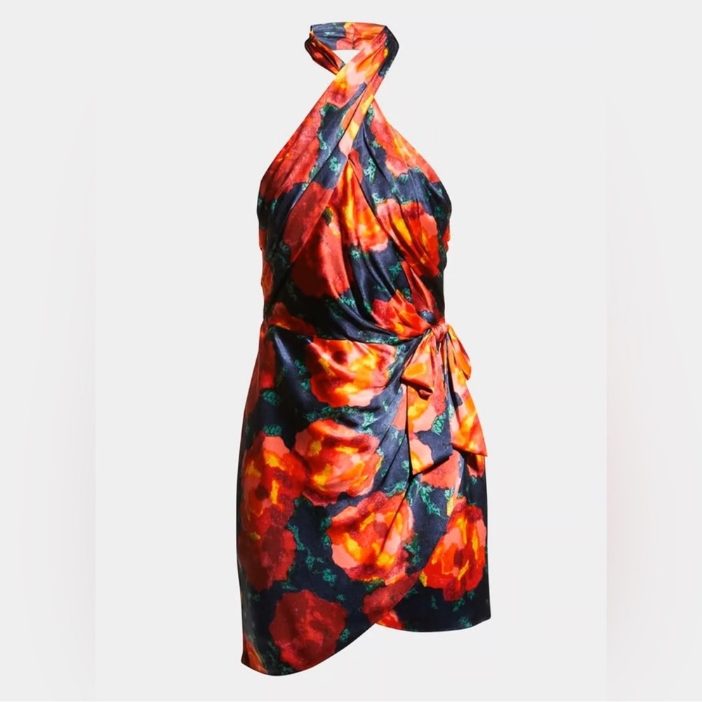 Cinq a Sept Trini Silk Flower Dress NWT